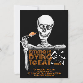 SUSHI Halloween-Party Einladungskarten