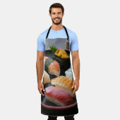 Sushi Harmony Apron – Classic Nigiri Delight Schürze (Getragen)