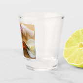 Sushi Harmony Glass – Elegant Nigiri Art by SUSHIM Schnapsglas (Rechts)