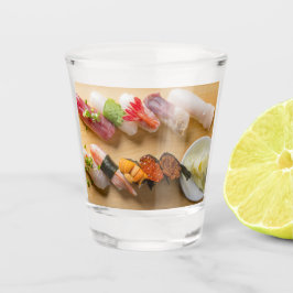 Sushi Harmony Glass – Elegant Nigiri Art by SUSHIM Schnapsglas