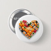 Sushi-Herz Button (Vorne & Hinten)