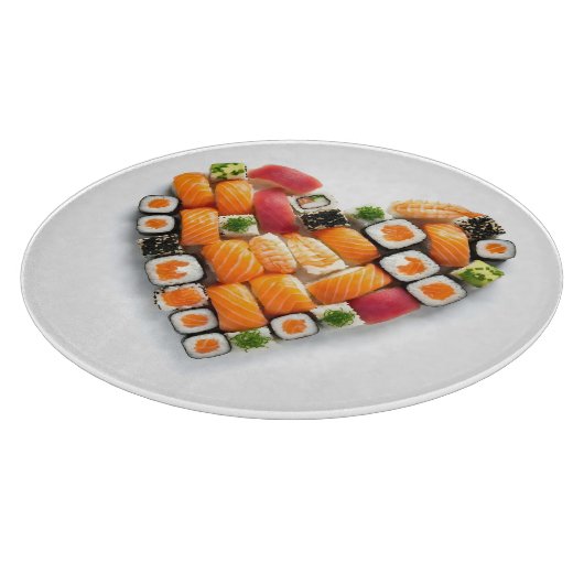 Sushi-Herz Schneidebrett (Ecke)