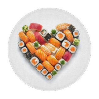 Sushi-Herz Schneidebrett