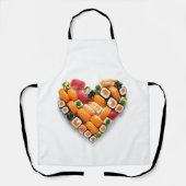 Sushi-Herz Schürze (Vorderseite)