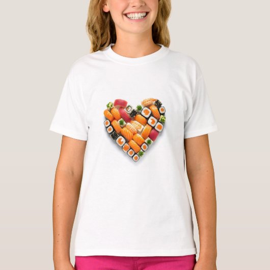 Sushi-Herz T-Shirt (Vorderseite)