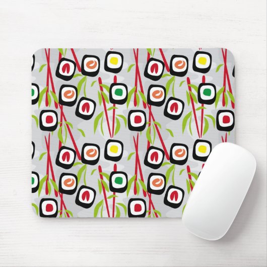 Sushi-Hintergrund Mousepad (Mit Mouse)