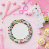 Sushi-Hintergrund Pappteller (Party)