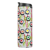 Sushi-Hintergrund Thermosbecher (Nach rechts gedreht)
