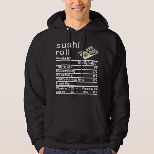 Sushi Hoodie (Vorderseite)