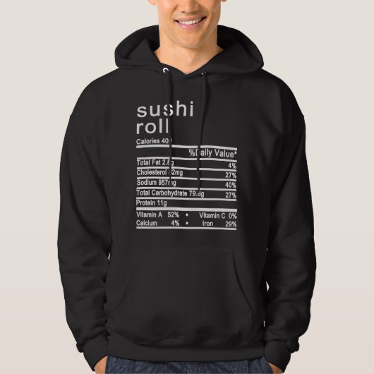 Sushi Hoodie (Vorderseite)