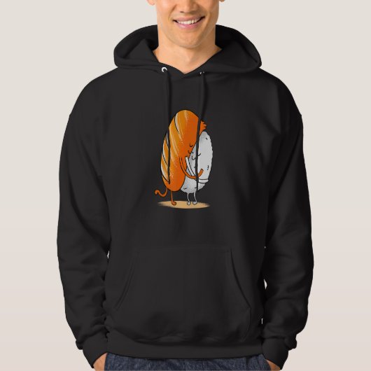Sushi hug hoodie (Vorderseite)