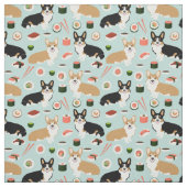 Sushi-Hunde Stoff (Muster)