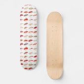 Sushi-Identifizierungs-Skateboard Skateboard (Vorderseite)