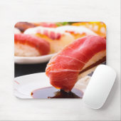Sushi in Action – Tuna Dip Moment Mouse Pad Mousepad (Mit Mouse)