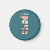 Sushi Individuelle Name Magnet (Vorne)