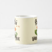 Sushi ist mein Valentine Kaffeetasse (Mittel)