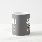 Sushi ist mein Valentine Kaffeetasse (Mittel)