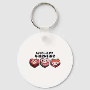 Sushi ist mein Valentine Niedlich Kawaii Retro Her Schlüsselanhänger