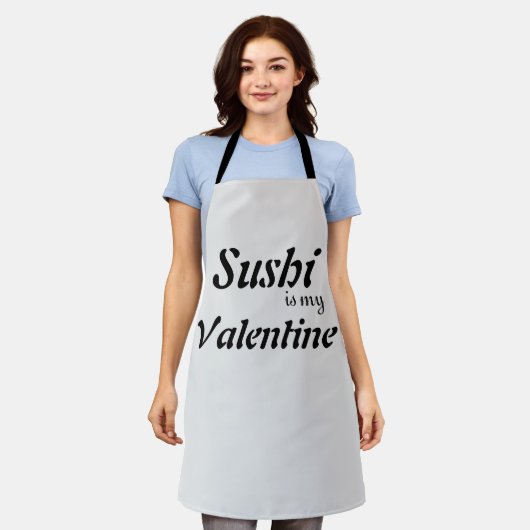 Sushi ist mein Valentine Schürze (Getragen)