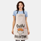 Sushi ist mein Valentine Schürze (Getragen)