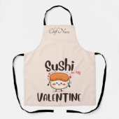 Sushi ist mein Valentine Schürze (Vorderseite)