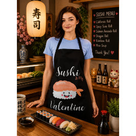 Sushi ist mein Valentine Schürze