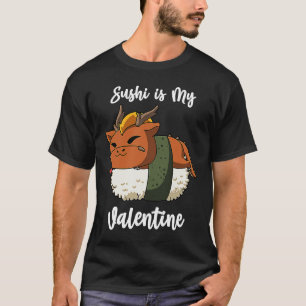Sushi ist mein Valentiner chinesischer Drache Funn T-Shirt