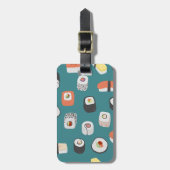 Sushi Japanese Food Art Individuelle Name Gepäckanhänger (Vorderseite vertikal)