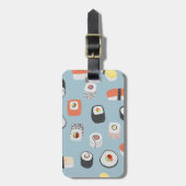 Sushi Japanese Food Art Individuelle Name Gepäckanhänger (Vorderseite vertikal)