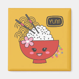 Sushi Japanese Food Niedlich Rice Bowl Magnet