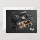 Sushi Japanese Ritual Postkarte (Vorne/Hinten)