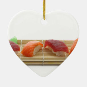 Sushi Japanisch Köstliches asiatisches Food Yummy Keramikornament