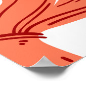 Sushi japanische Küche Nahtloses Muster Poster (Ecke)