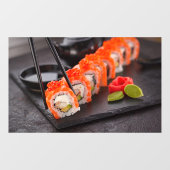 Sushi Japanischer Power Fisch Asien Japan Fensteraufkleber (Blatt)