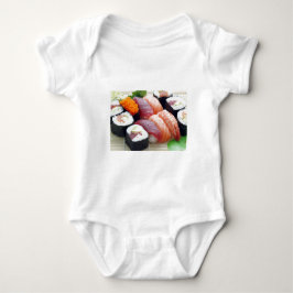Sushi Japanisches Asiatisches Essen Roh Sashimi Fr Baby Strampler