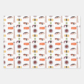 Sushi japanisches Lebensmittelmuster Geschenkpapier Set (Vorderseite 3)