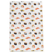 Sushi japanisches Lebensmittelmuster Mittlere Geschenktüte (Vorderseite)