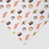 Sushi japanisches Lebensmittelmuster Seidenpapier (Ausschnitt)