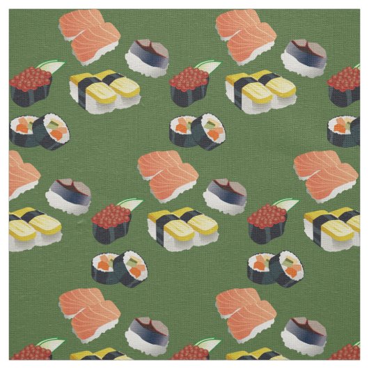 Sushi-japanisches Nahrungsmittel Stoff (Muster)