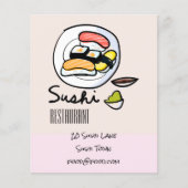 Sushi japanisches Restaurant Flyer (Vorne)