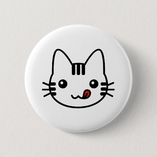 Sushi-Katze Button (Vorderseite)