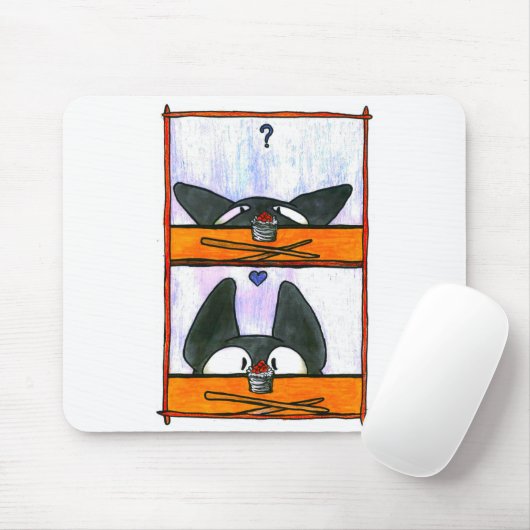 Sushi-Katze! Mousepad (Mit Mouse)