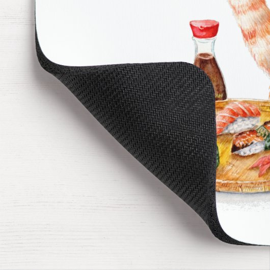 Sushi-Katze Mousepad (Ecke)
