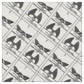 Sushi-Katze! Stoff (Nahaufnahme)