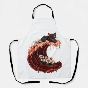 Sushi-Katze Träume Eigenartige japanische Lebensm Schürze