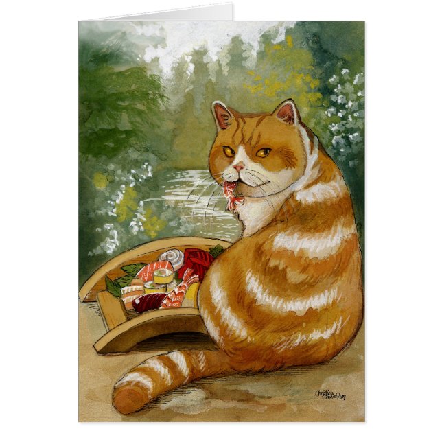 Sushi-Katzen-nebelhafte Brücke (Vorne)