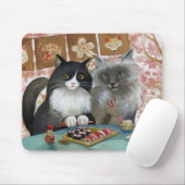 Sushi-Katzen-reizende Paare Mousepad (Mit Mouse)