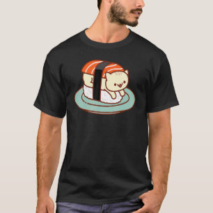 Sushi Katzen Süße Sushi Wortspiel T-Shirt