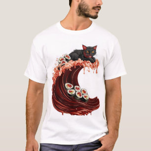 Sushi-Katzen-Träume  Eigenartige japanische Lebens T-Shirt