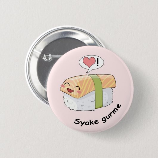 Sushi kawaii button (Vorne & Hinten)